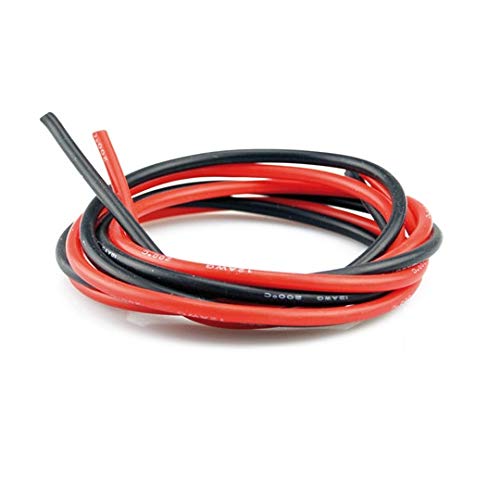 12AWG Gauge High Flexible,Soft Silicone Wire Electrical Cable 6ft (Red + Black Each 3ft) 680 Strands,0.08 mm Tinned Copper, High Temp Resistant 200 Deg C, for Battery,Invertors,UPS Etc.-image-48