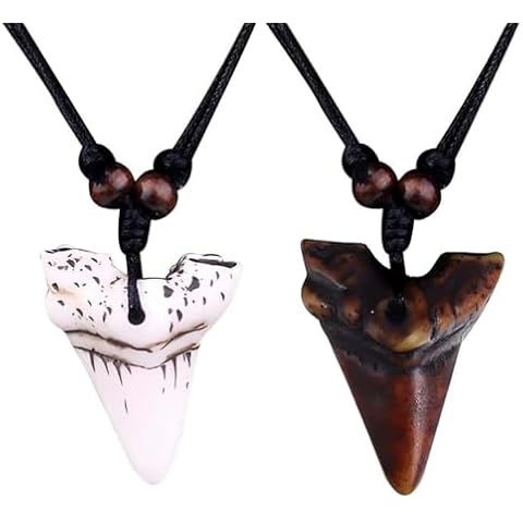 Collier Pendentif Dents de Requin Teegxddy Cover