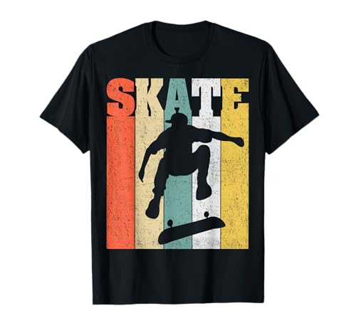 Skate Skateboarder Gift Skateboard Rétro Vintage T-Shirt