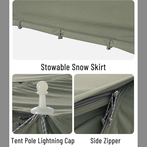 Carpa Naturehike Ares Hot para 1 persona, 4 estaciones miniatura 7