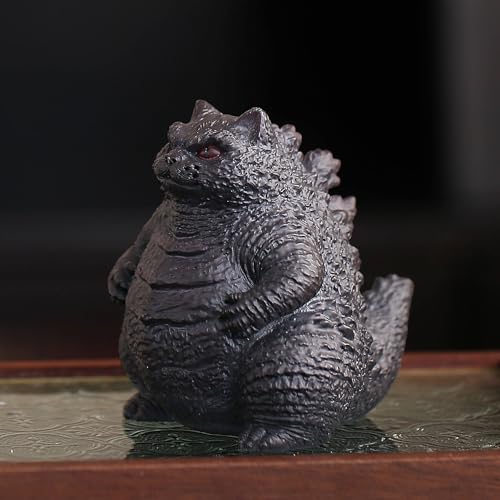 LAVINTTO Color Changing Tea Pet Tea Set Accessories Traditional Gongfu Tea Set Accessory for Tea Lover Friends (Black cat)