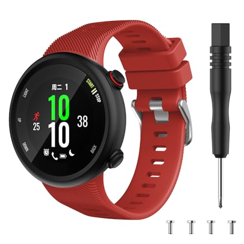 Correa de silicona para Garmin Swim 2, correa de reloj inteligente, pulsera deportiva para Garmin Forerunner 45 45s, accesorios de pulsera, rojo, para Forerunner 45s, For Forerunner 45s
