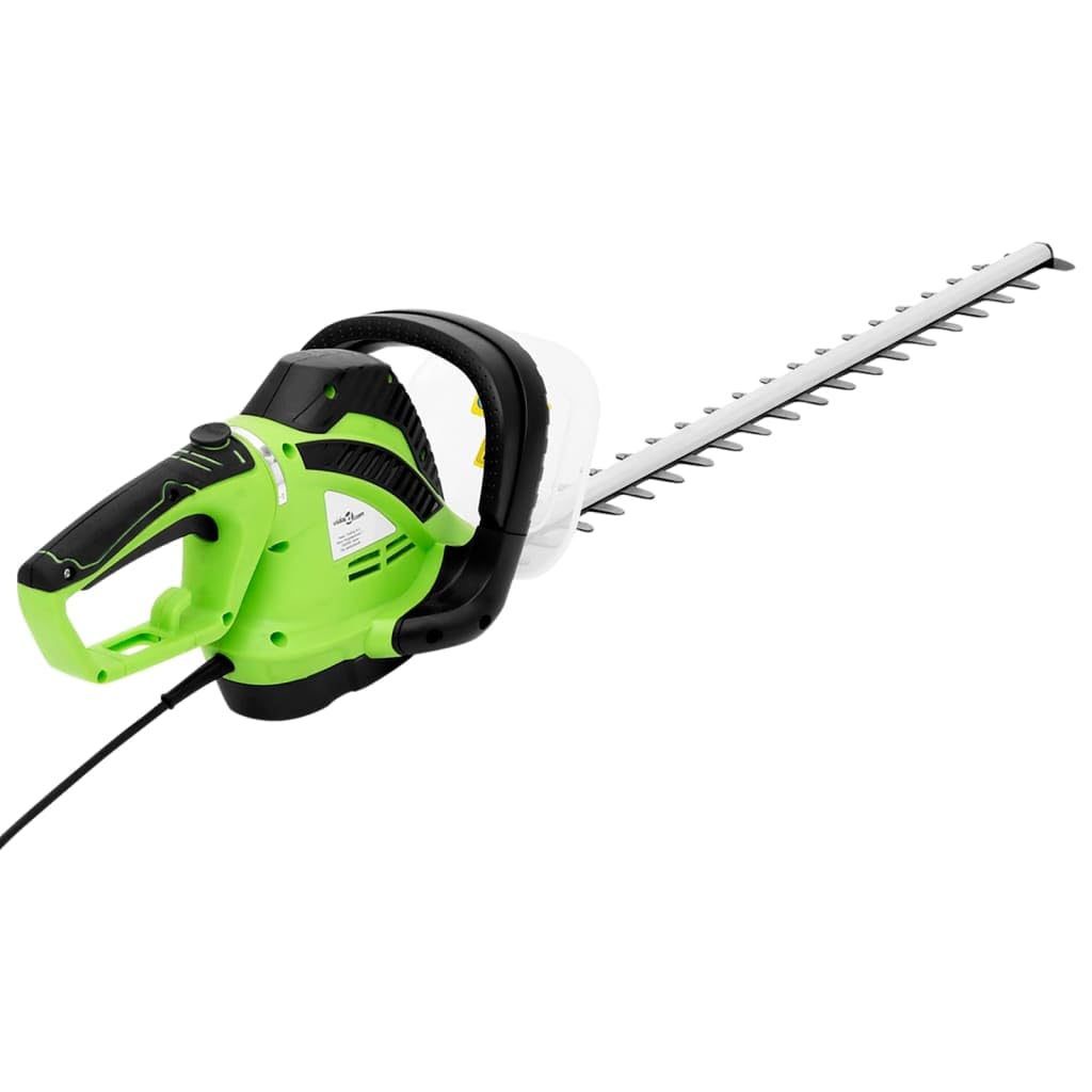Elektryczne nożyce do żywopłotu, 61 cm, 750 W, 610 mm, długość cięcia, regulowany kąt uchwytu, przycinarka do żywopłotu, do pielęgnacji krzewów, ogrodu, z kablem sieciowym