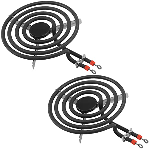 2 Pack MP15YA Electric Range Burner Element Unit 6' Replacement Fit for Hard-wick & Ken-more & May-tag & Nor-ge & Whirl-pool Electric Range Stove by AMI PARTS