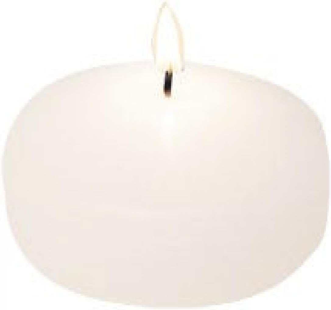 Set of 6 White Floating Candle