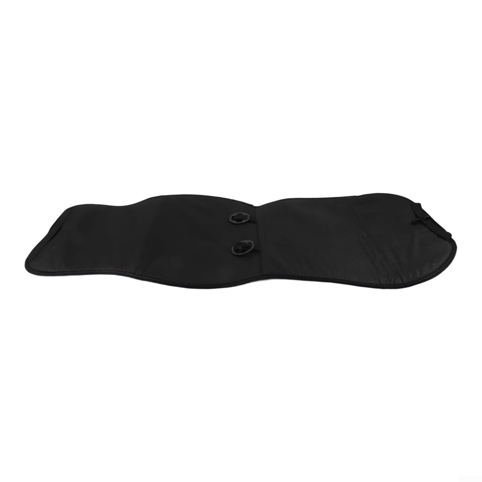 Cool Silk - Cuscino per seggiolino auto, estivo, traspirante, con fibbie a sgancio rapido, per auto, camion, SUV, adatto per sedili anteriori, 50 x 60 cm, colore: nero (blu)