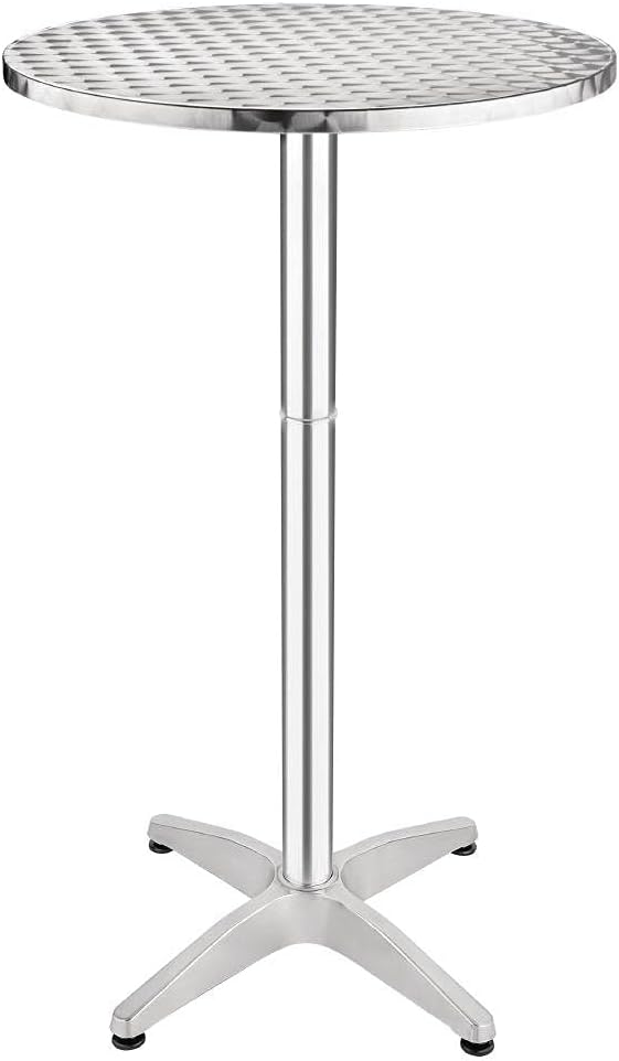 Poseur Table CafпїЅ Bar Terrace Patio Garden Furniture 1050X600Mm