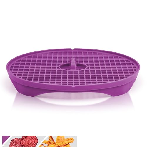 Börner Crispymaker (Violeta) • Hacer Patatas Fritas en el Microondas • Chips Maker • Ideal para Papas Fritas Caseras sin Grasa o Aceite • Papas Saludables de Verdura y Patata