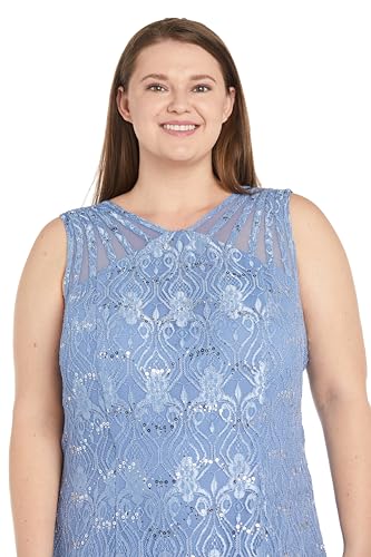 Image of R&M Richards Women's Starlit Siren Sequin Gown