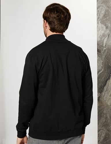 Image of Amazon Brand - Symbol Men's Cotton High Neck Sweatshirt (Available in Plus Sizes)