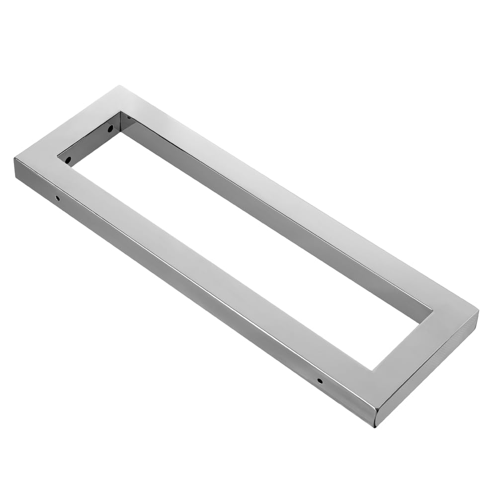 Melko Juego de 2 soportes para lavabo, 50 cm, acero inoxidable