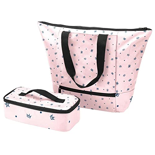 Sac fourre-tout et boîte à déjeuner isolante, sac à main étanche et voyage