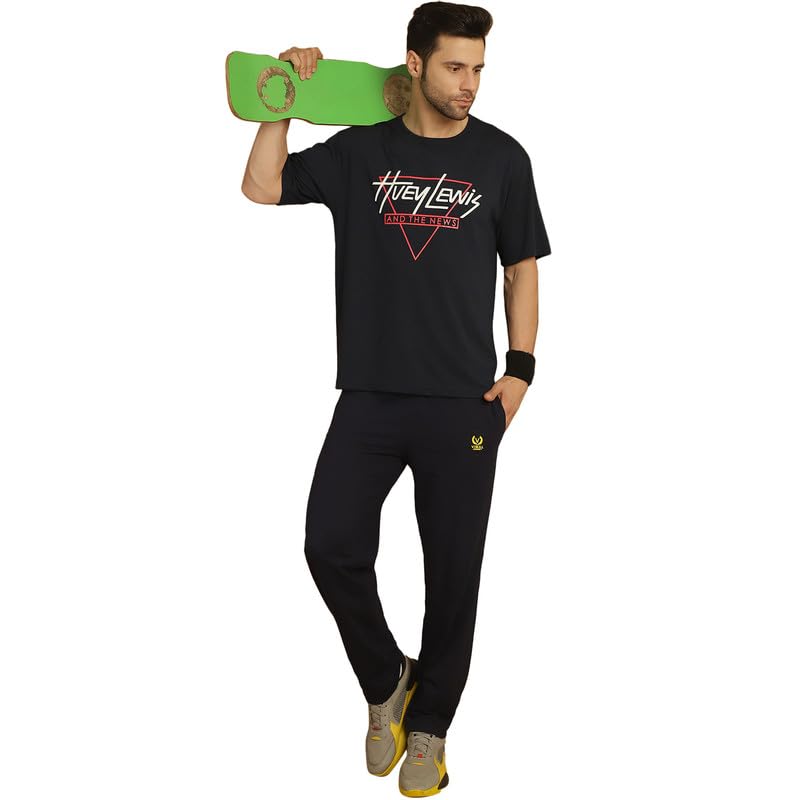 Image of Mack Jonney Printed Round Neck Cotton Oversize Half sleeves Co-ord set Tracksuit For Men-P-MACK52845