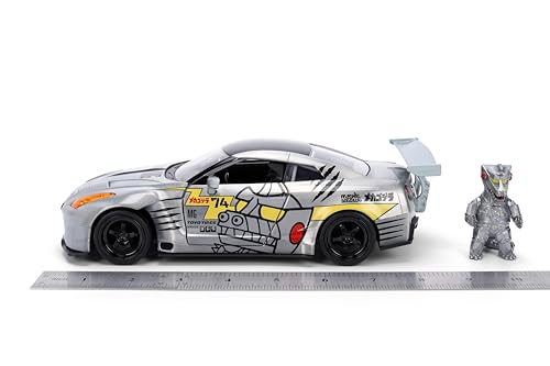 Jada Mechagodzilla y Nissan GT-R R35 Ben Sopra 1:24 miniatura 4