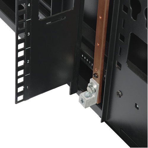 Tripp Lite Srground 42U Rack Enclosure Server Cabinet Copper Bus Grounding Bar Black #TOP2