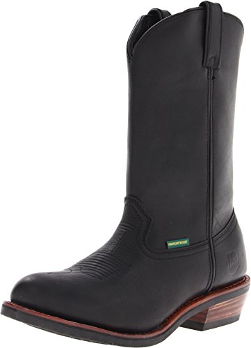 Image of Dan Post Mens Albuquerque 12 Inch Waterproof Soft Toe Work Safety Shoes Casual - Black