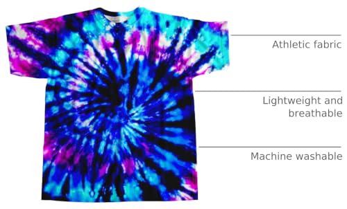 Image of Kids Tie Dye Shirt 6-18 Years Children Hippies Senior Tie-Dye Tee Tshirt for Boys' Girls'