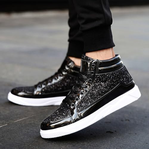 Chaussures montantes décontractées en cuir pour soirées branchées - 4