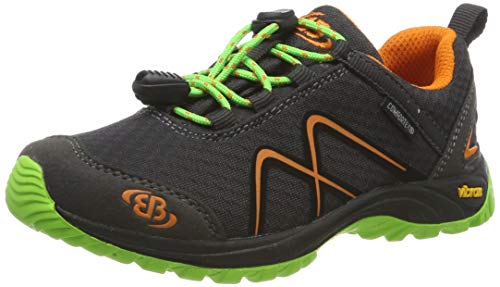Brütting Unisex Kinder GUIDE Trekking- & Wanderhalbschuhe, Grau (Anthrazit/Orange/Lemon Anthrazit/Orange/Lemon), 30 EU