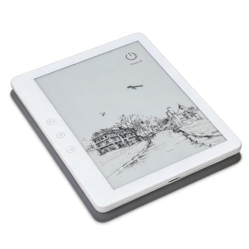 SENECESLI Lector de Libros Electrónicos, Lector de Libros Electrónicos con Pantalla Táctil Eink de 5,8 Pulgadas con Almacenamiento de 32 GB y WiFi, Ampliable a 64 GB, Pantalla Delgada y