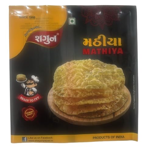 Shagun Traditional Gujarati Mathiya, Spicy Crispy Snack, Ready to Fry, 500g Pack-image-40