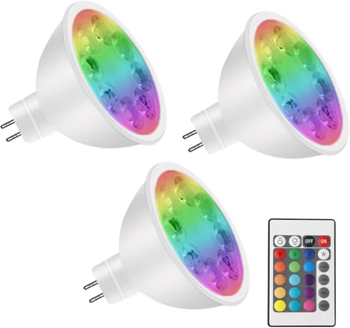 noobibaba GU5.3 LED RGB, bombilla de 12V...