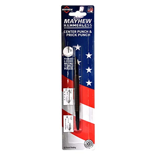 Mayhew Tools 17354 Hammerless Tool, #2 2/32" Nail Starter and #3 3/32" Nail Set by Mayhew - Used condition - Image 2