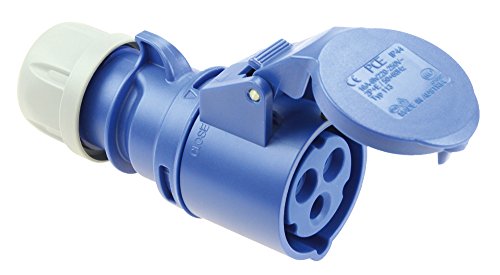 CEE Kupplung 16A; 3-polig 6h 230 V Starkstrom Kupplung Industriequalität PCE Camping Caravan Cover