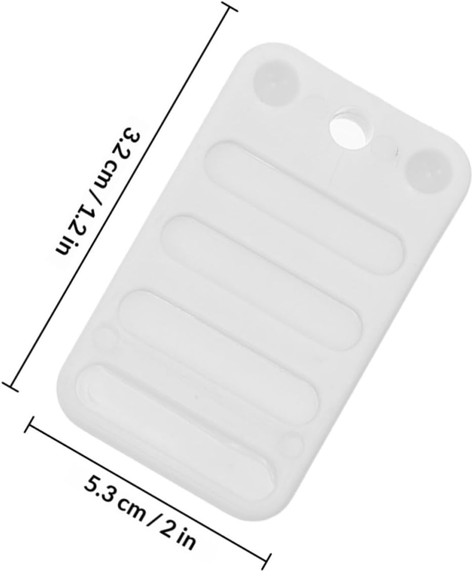Furniture Shims Anti Slip Stable Design Abs White 18pcs for Leveling