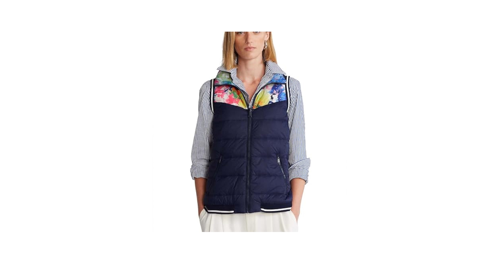 Ralph Lauren Polo Golf Women's Insulated Reversible Vest XS