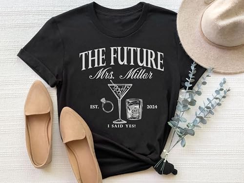 Custom Future Mrs Sweatshirt for Bride, Future Mrs Gifts Shirt, Engagement Gifts for Her, Personalized Bride to Be Gifts Sweatshirt, Gifts for Newly Engaged, Bride to Be Shirt, Fiance Gifts for Women4