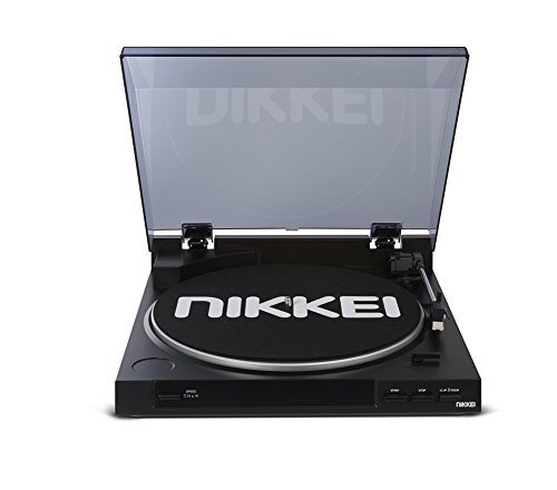 Nikkei NTT01U - Reproductor de grabación con elemento Audio Technica incorporado - Negro