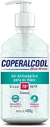 Coperalcool Álcool Gel Higienizador de Mãos 70º Coperalcool Bacfree Oceano 400G