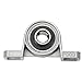 uxcell 2pcs KP000 10mm Bore Zinc Alloy Inner Ball Mounted Pillow Block Insert Bearing