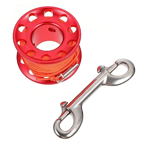 Garneck Aluminum Alloy Wire Wheel Anti-Winding Device Multi-Purpose Scuba Diving Spool Diving Safety Gear for Divers