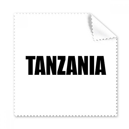 Chiffon de nettoyage écran noir Tansania Land pour ordinateur au bureau