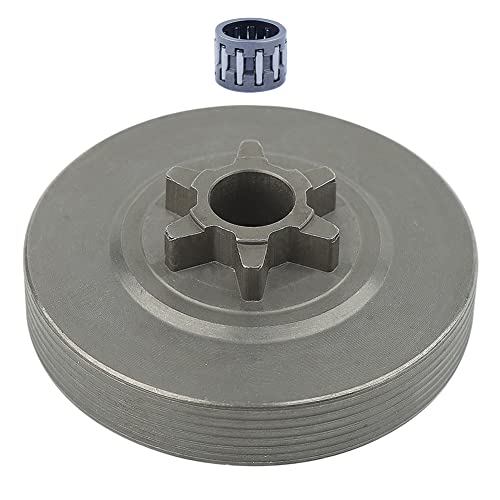 Gubeter 3/8'-6T Kit de campana de piñón de tambor de embrague, para motosierra Zomax Zm4100, 016996