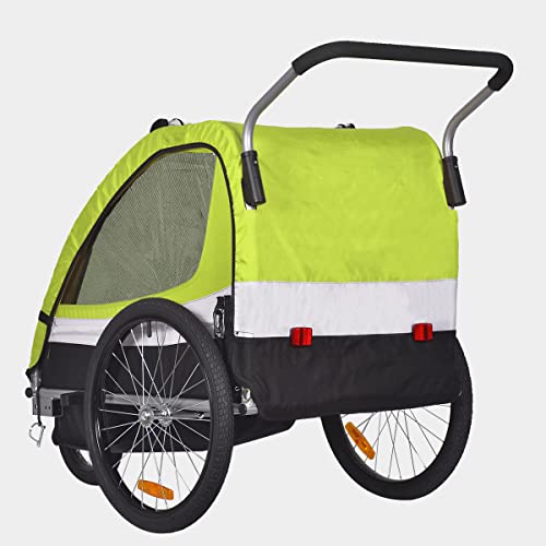 Tiggo Kinderanhänger Jogger 2 in 1 Kinderfahrradanhänger Fahrradanhänger Anhänger 50402