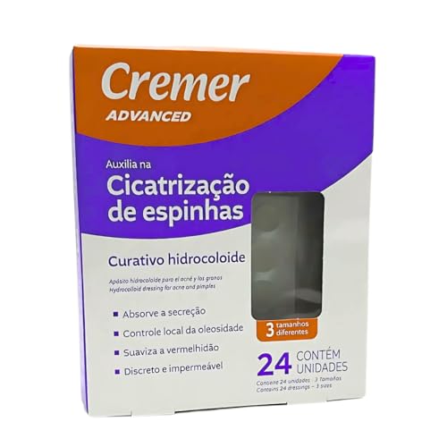 Curativo Hidrocoloide Adesivo para Acne, Espinhas e Pequenos Ferimentos | Cicatrização Rápida, Discreto e Impermeável | 3 Tamanhos