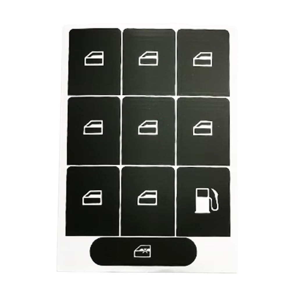 Window Control Panel Cover for Golf for MK5 for Passat for B6 Car Door Window Lift Button Stickers Switch Interior Decoration Sticker