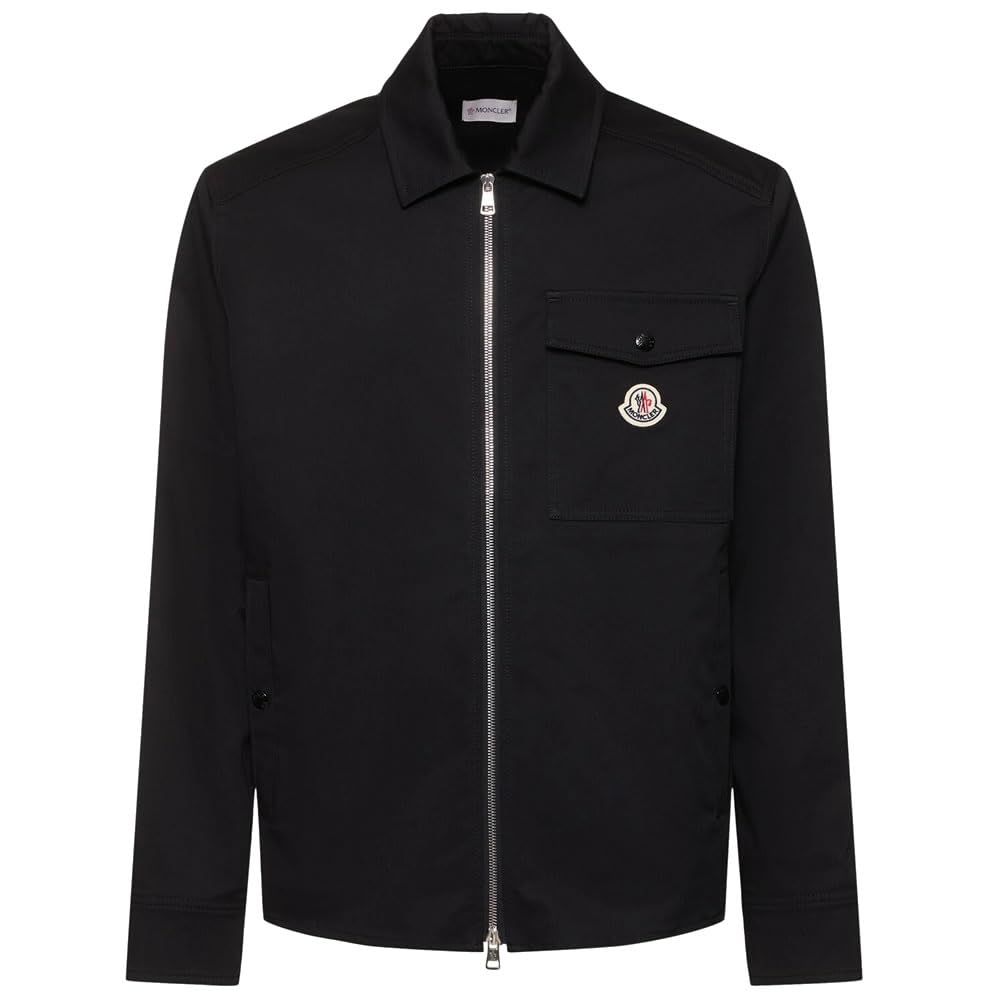 しん♪【美品】MONCLER ナイロンシャツジャケット ブラック 正規品 しん♪【美品】MONCLER ナイロンシャツジャケット ブラック 正規品