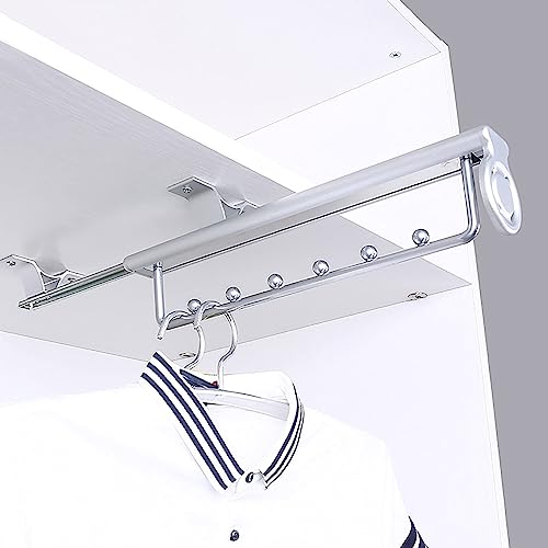 Barra de colgante de pantalones de armario para solucionar la falta de espacio en vestidores
