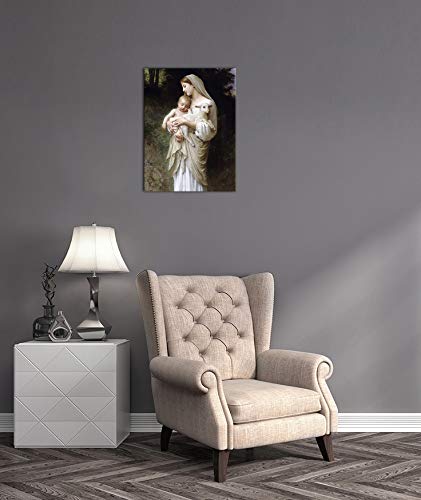 Wandbild Geburt Der Venus 60x80cm - Leinwanddruck Von Bouguereau Als Wohnungsdeko