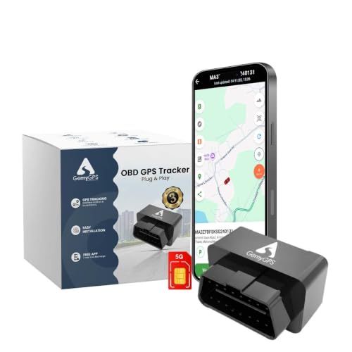 Image of 4G Enabled Plug & Play OBD GPS Tracker for Car, Truck, & Bike | 5G Sim | Driving History & Geofence Alerts | Real-Time Location | Bluetooth Enabled | Android App Support