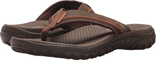 Image of Skechers Men's Reggae Cobano | Casual, Relaxed Fit, Memory Foam, Flip Flop Thong Sandal