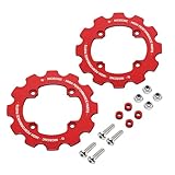 NICECNC Chain Protector Sprocket Cover Aluminum Compatible with Yamaha Raptor 700R YFM700R 2012-2026, Raptor 700 YFM700 2013-2026, Raptor 700 YFM700 2006-2011 Red