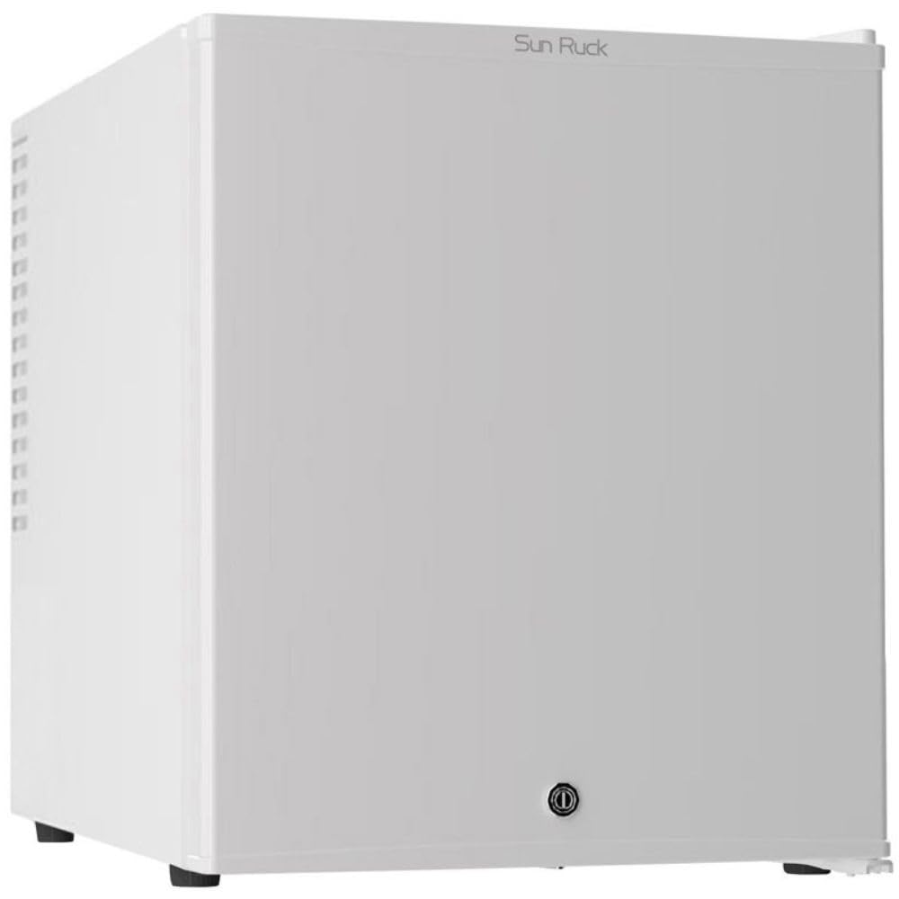 Amazon | [鍵付き]SunRuck 冷蔵庫 小型 48L ホワイト 静音 ペルチェ