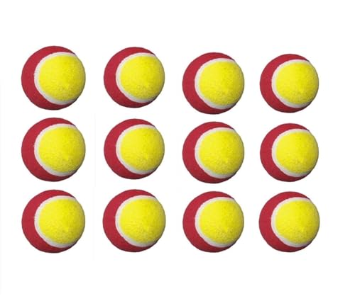 FACTO POWER Rubber Soft Cricket Solid, Light Weight, Tennis Balls Practice, Training for All Age Group, Recommended Indoor/Outdoor Street & Beach (Pack of One, Red Yellowstandard) (B0CK1FHH31) Amazon Price History, Amazon Price Tracker