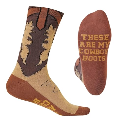 InnoBeta Cowboy Boots Socks Unisex Gifts for Men/Women