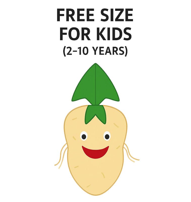 Image of FancyDressWale Fruit & Vegetable Fancy Dress Costume for Kids | Free Size 2-10 Years | School Fancy Dress, Stage Shows, Theme Parties